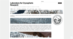 Desktop Screenshot of cryospheric.org